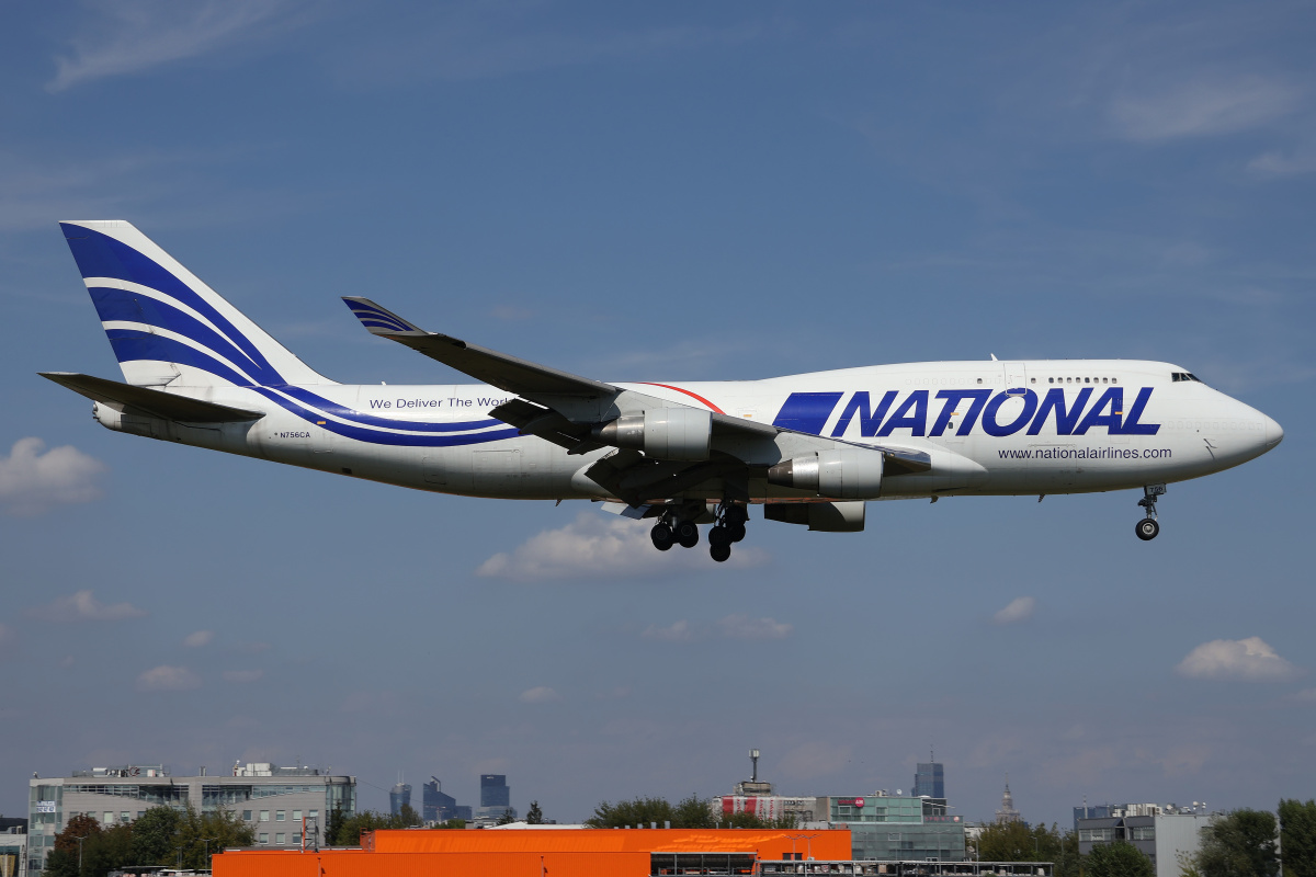 BCF, N756CA (Samoloty » Spotting na EPWA » Boeing 747-400F » National Air Cargo)
