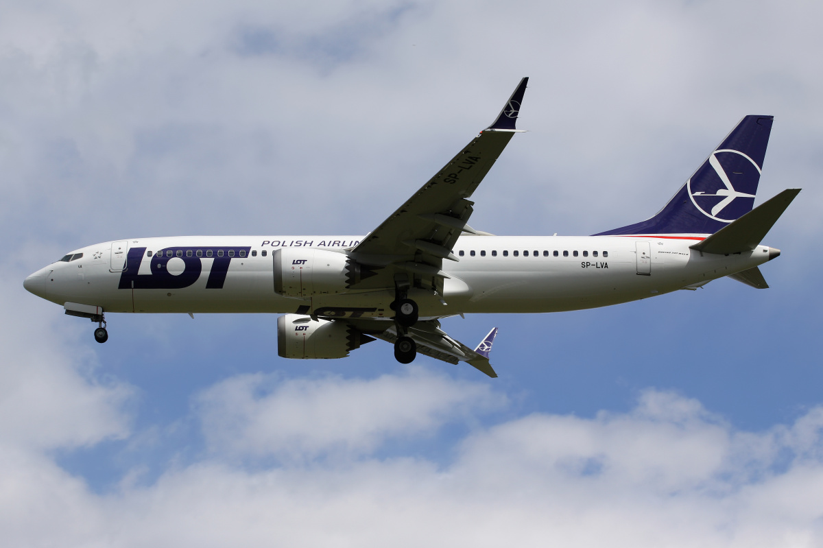 SP-LVA (Aircraft » EPWA Spotting » Boeing 737-8 MAX » LOT Polish Airlines)