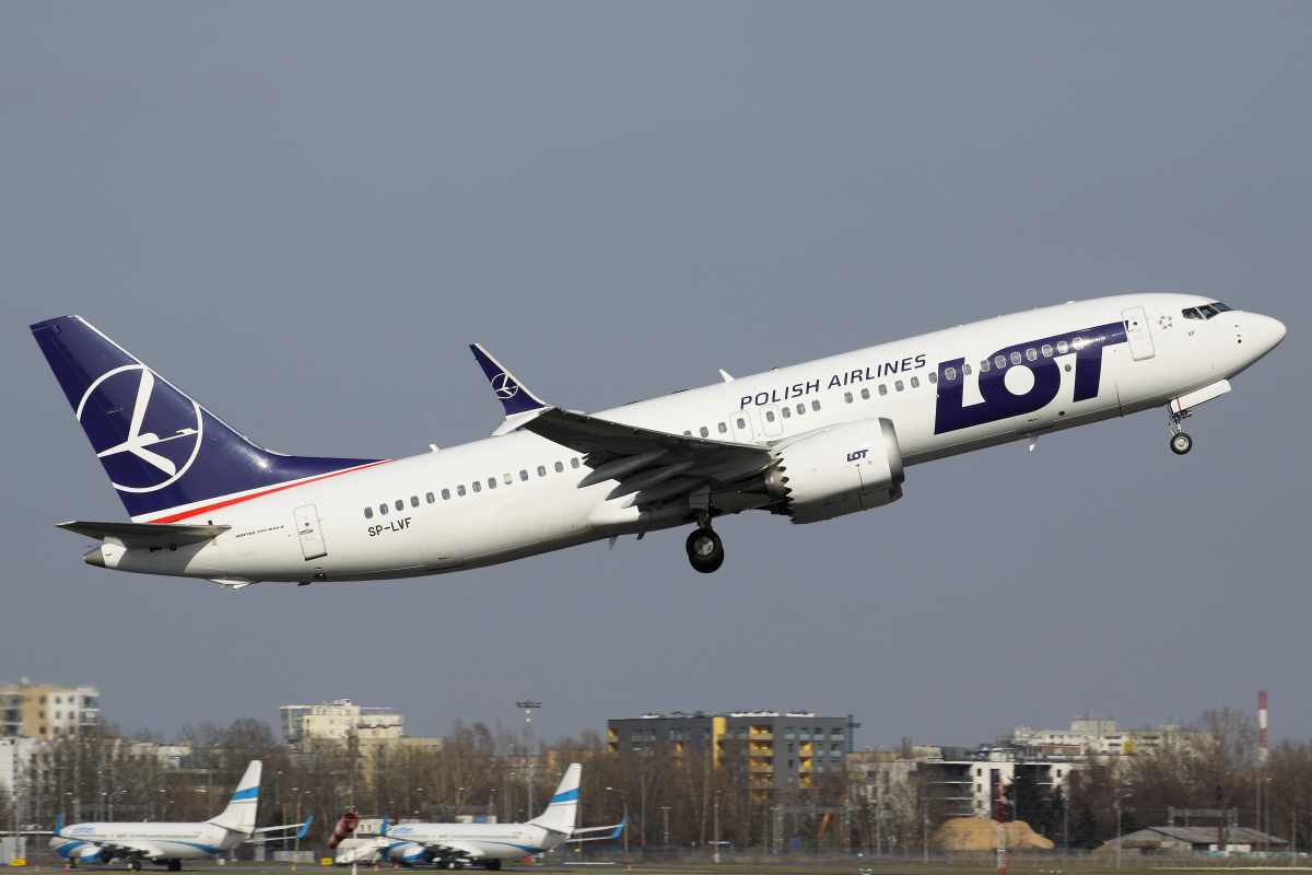 SP-LVF (Aircraft » EPWA Spotting » Boeing 737-8 MAX » LOT Polish Airlines)