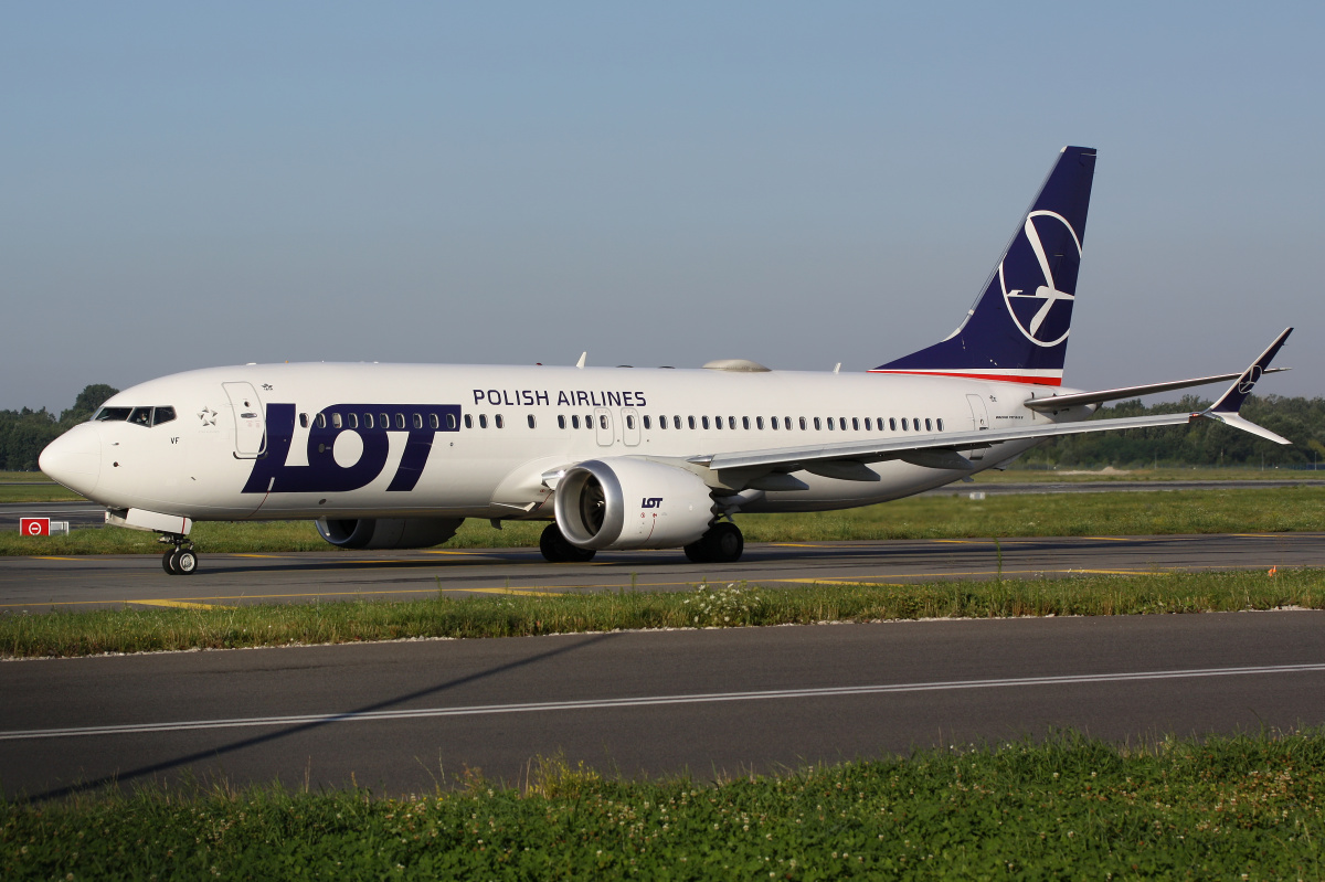 SP-LVF (Samoloty » Spotting na EPWA » Boeing 737-8 MAX » Polskie Linie Lotnicze LOT)