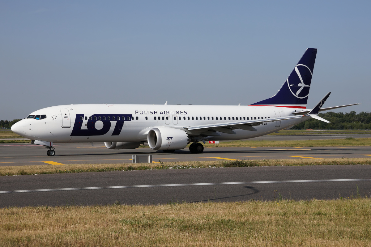 SP-LVH (Samoloty » Spotting na EPWA » Boeing 737-8 MAX » Polskie Linie Lotnicze LOT)
