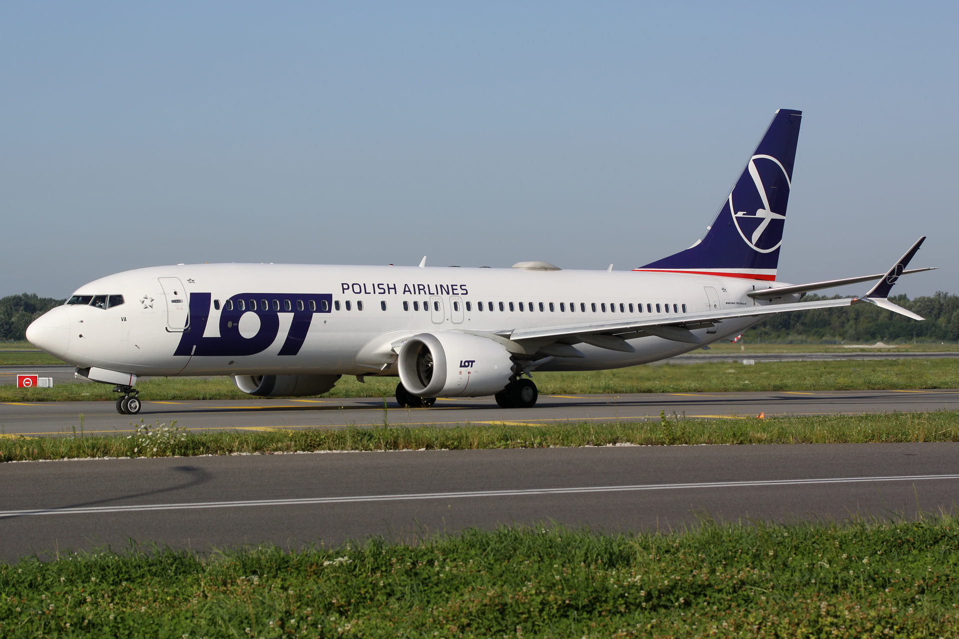 SP-LVA (Samoloty » Spotting na EPWA » Boeing 737-8 MAX » Polskie Linie Lotnicze LOT)