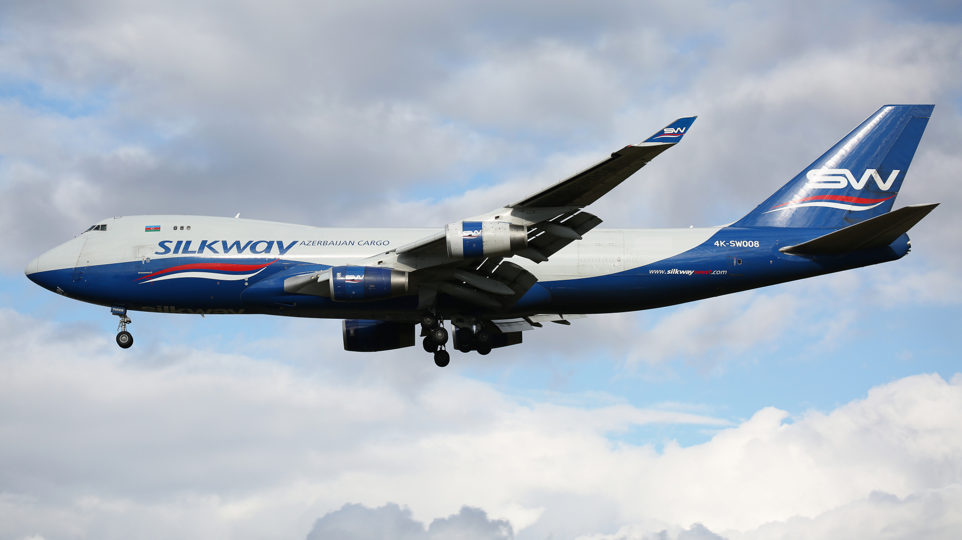 4K-SW008 (Samoloty » Spotting na EPWA » Boeing 747-400F » Silk Way West Airlines)
