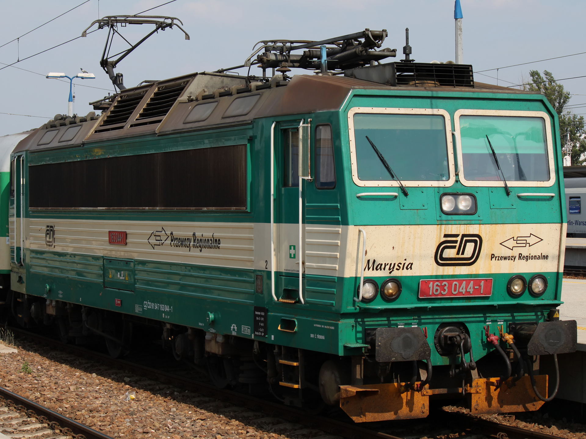 163 044-1 (Vehicles » Trains and Locomotives » Škoda 71E 163)