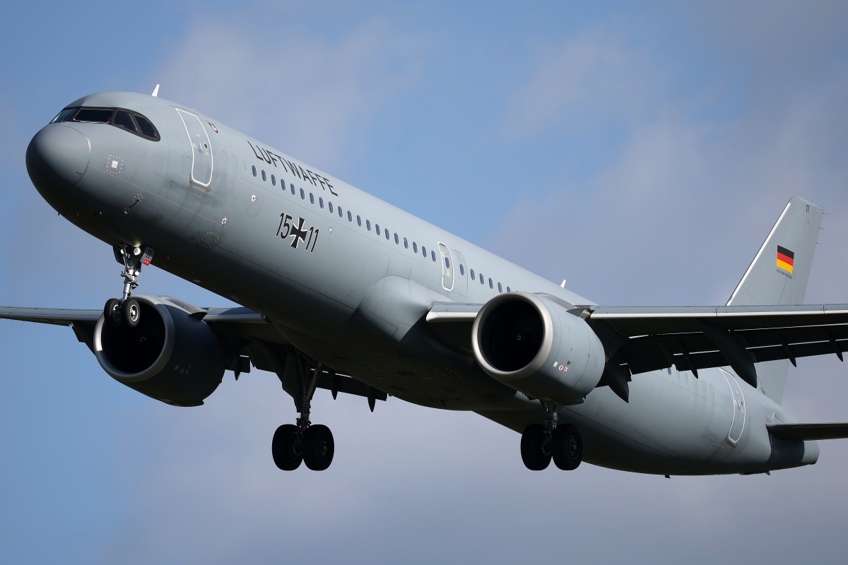 15+11, German Air Force (Luftwaffe) (Aircraft » EPWA Spotting » Airbus A321neo)