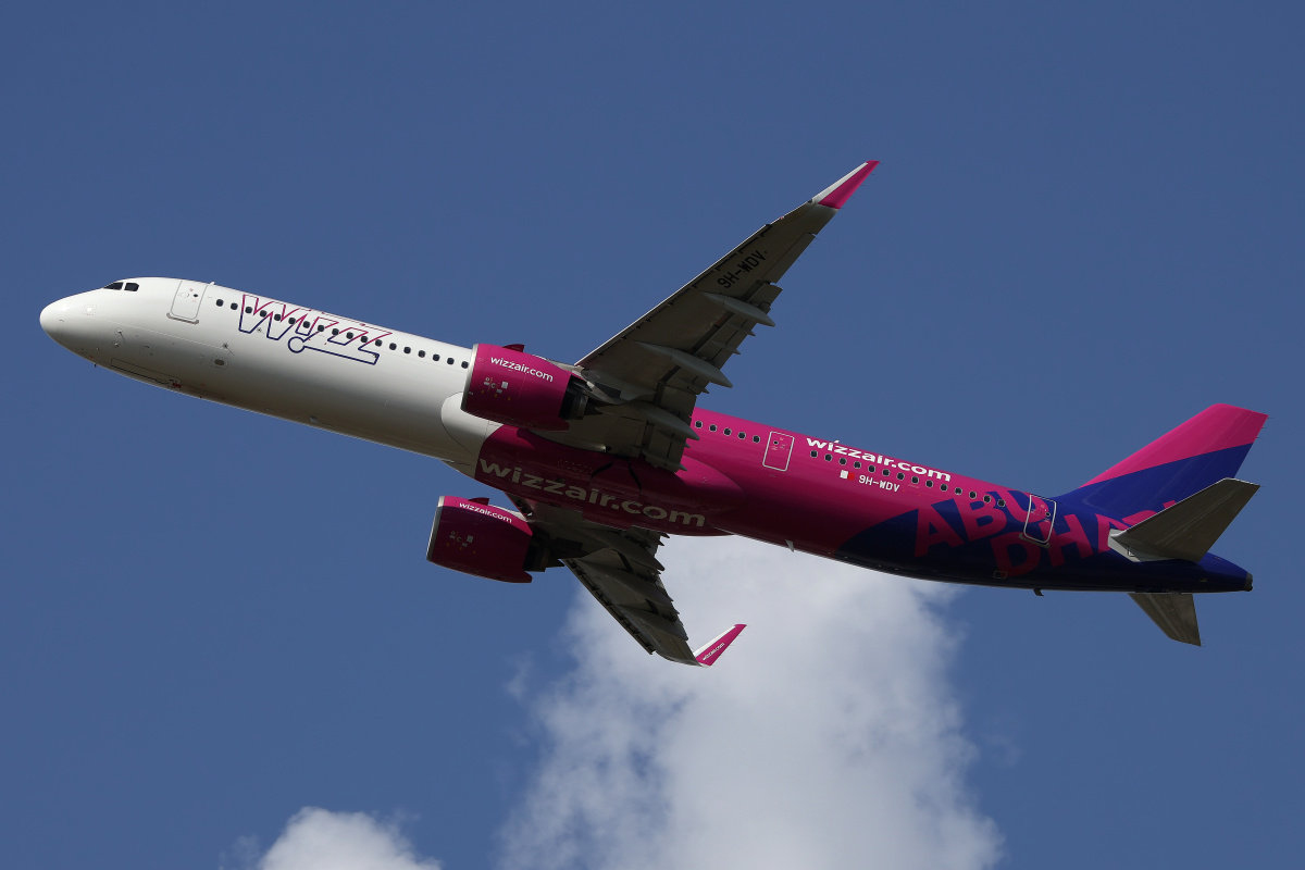 9H-WDV, Wizz Air Malta (malowanie Wizz Air Abu Dhabi) (Samoloty » Spotting na EPWA » Airbus A321neo » Wizz Air)