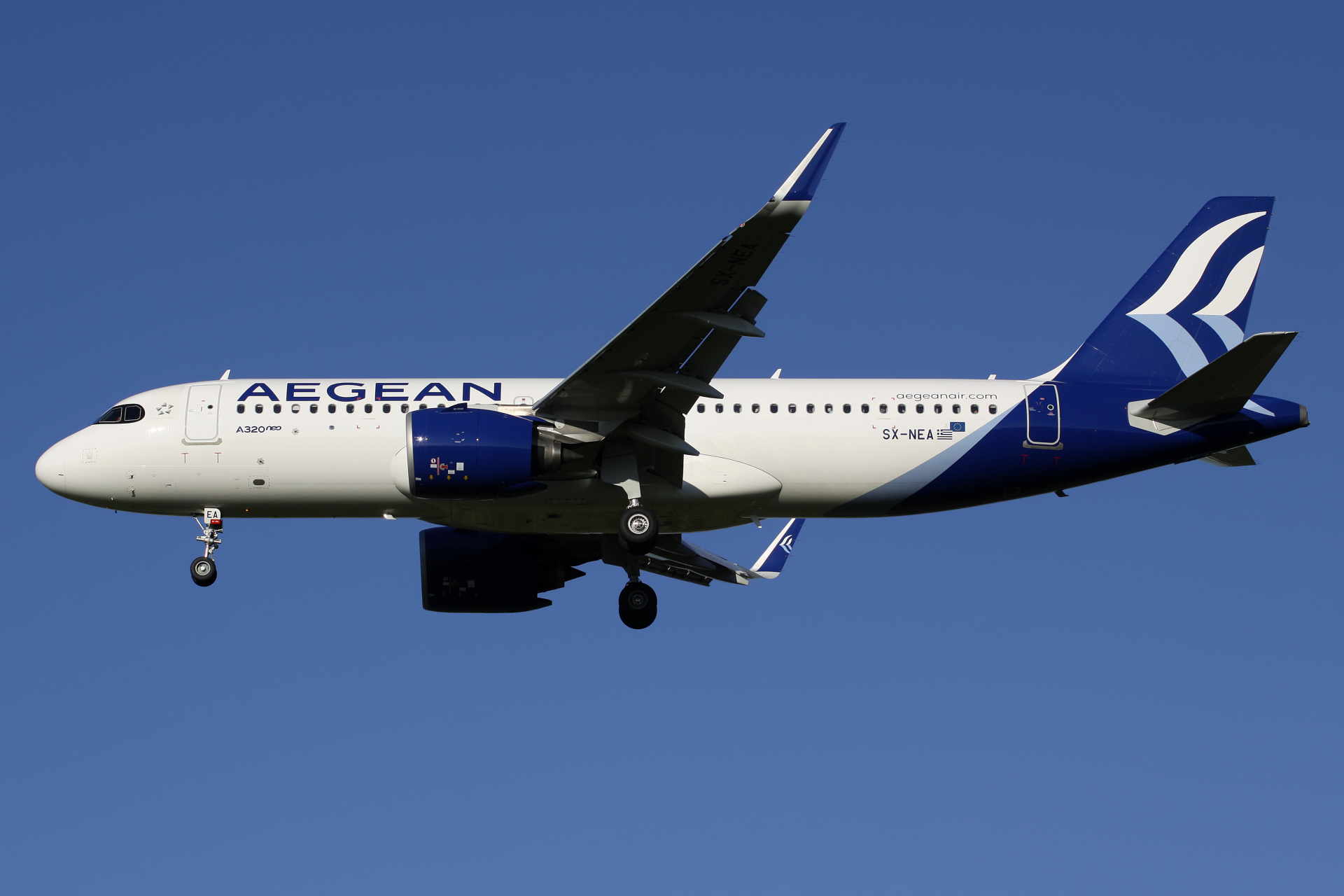 SX-NEA, Aegean Airlines (Samoloty » Spotting na EPWA » Airbus A320neo)