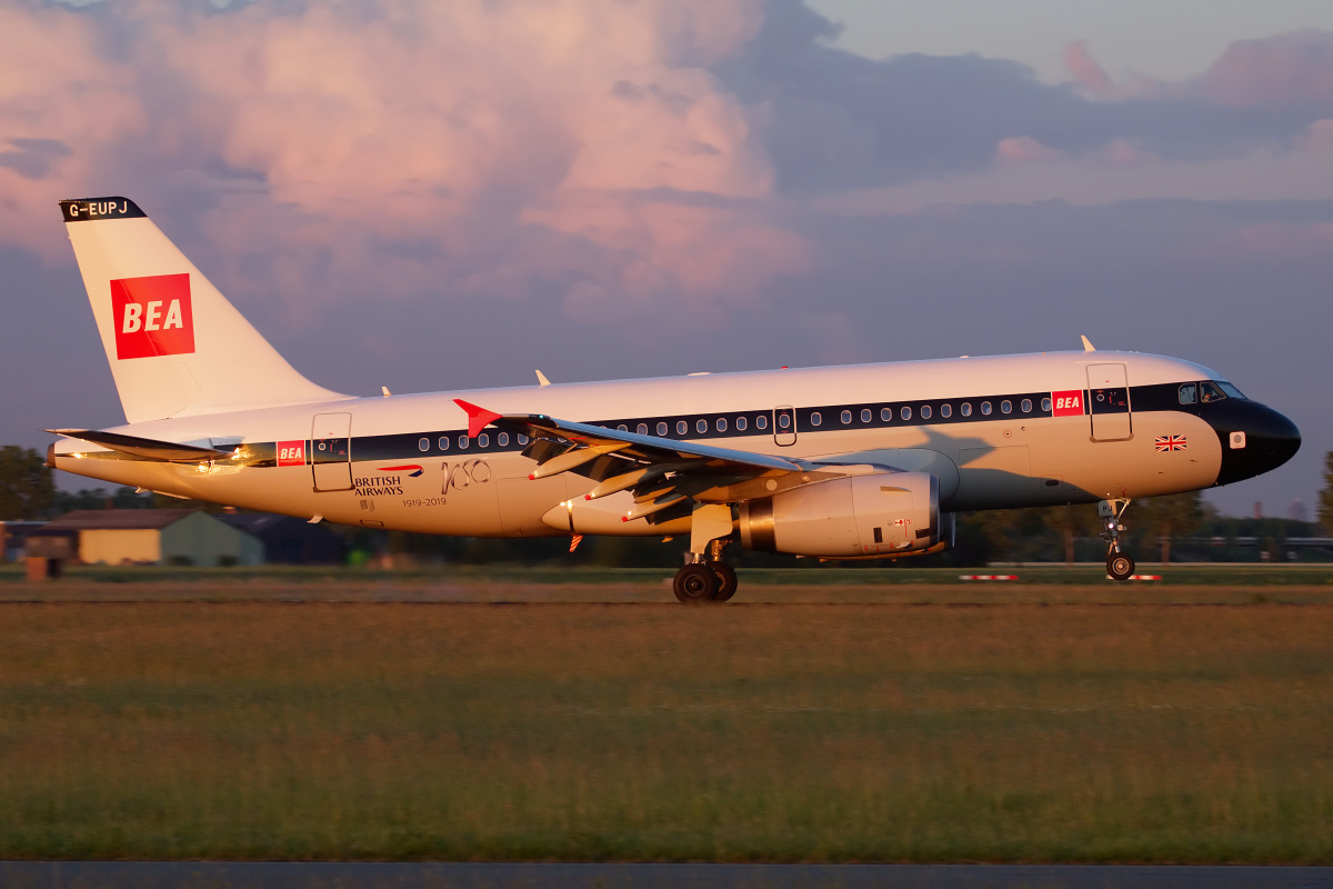 G-EUPJ, British Airways (malowanie retro BEA)
