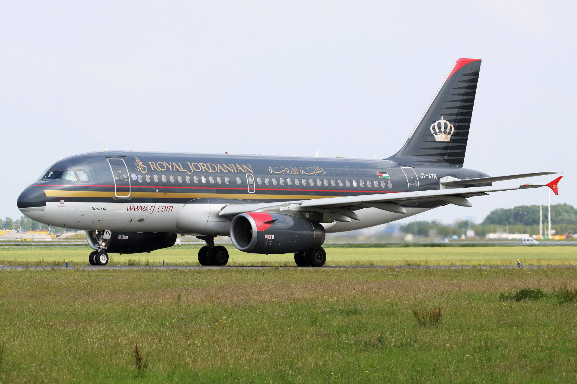 JY-AYN, Royal Jordanian Airlines (Samoloty » Spotting na Schiphol » Airbus A319-100)