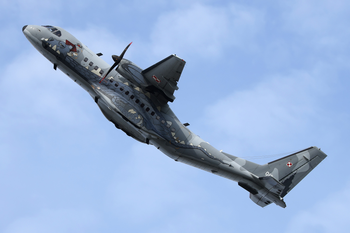 CASA C-295M, 012, Polish Air Force ("Smoczyca z Balic" livery) (Aircraft » Air Show Radom 2023)