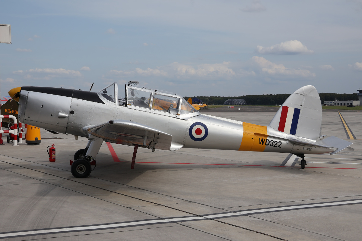 de Havilland Canada DHC-1 Chipmunk, SP-YAC, prywatny (Samoloty » Air Show Radom 2023)