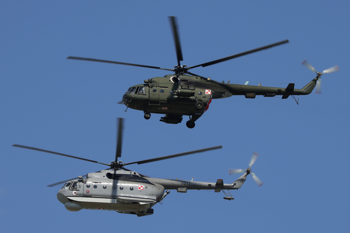 Mil Mi-17, 608, Polish Air Force, Mil Mi-14PL, 1011, Polish Navy (Aircraft » Air Show Radom 2023)