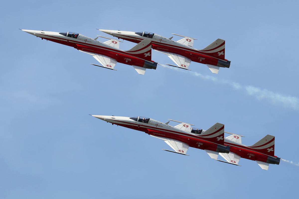 Northrop F-5E Tiger II, Patrouille Suisse (Aircraft » Air Show Radom 2023)