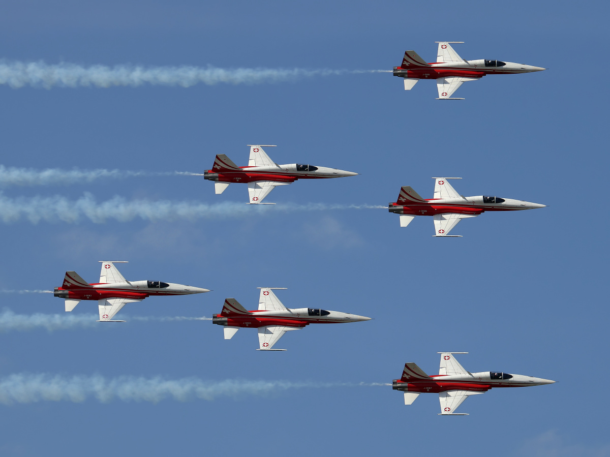 Northrop F-5E Tiger II, Patrouille Suisse (Samoloty » Air Show Radom 2023)