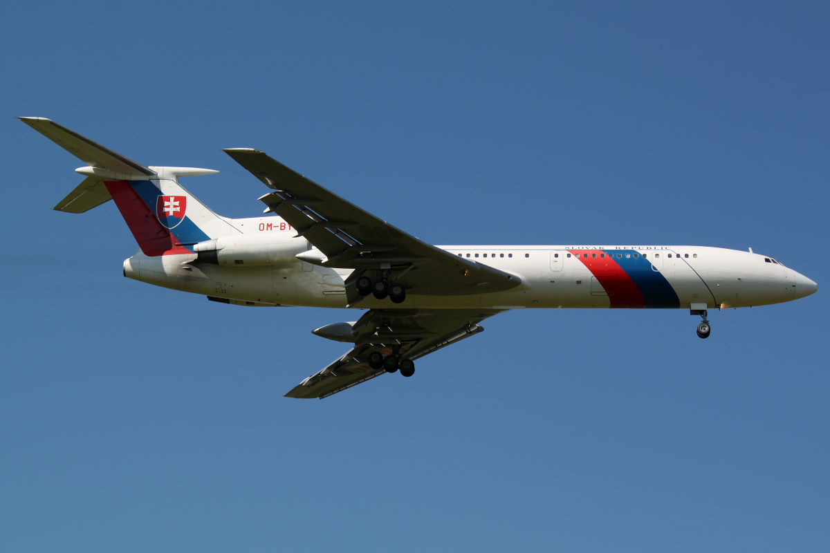 OM-BYO (Aircraft » EPWA Spotting » Tupolev Tu-154M » Slovak Government Flight Service)