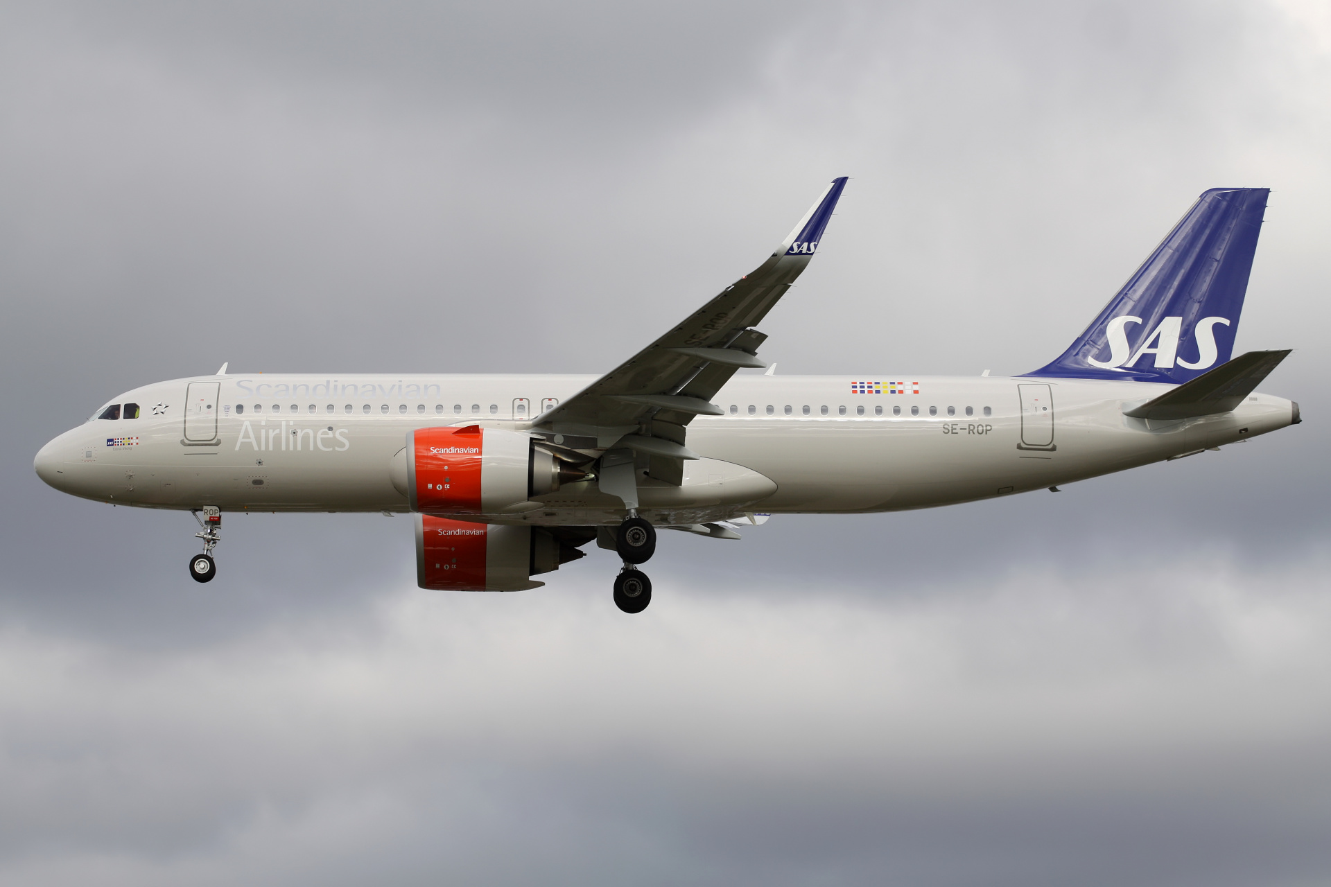 SE-ROP, SAS Scandinavian Airlines (Samoloty » Spotting na Heathrow » Airbus A320neo)