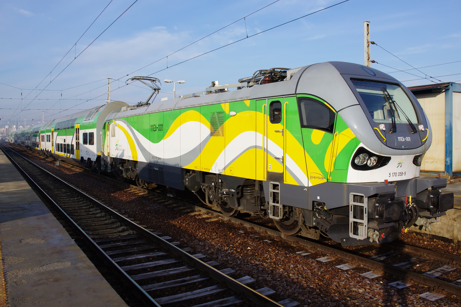 111Eb-001 (Pojazdy » Pociągi i lokomotywy » Pesa Gama)