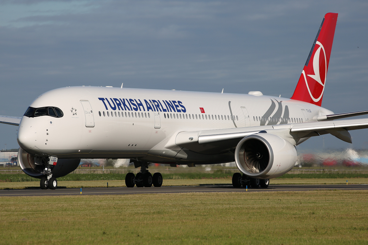 TC-LGG (Aircraft » Schiphol Spotting » Airbus A350-900 » THY Turkish Airlines)