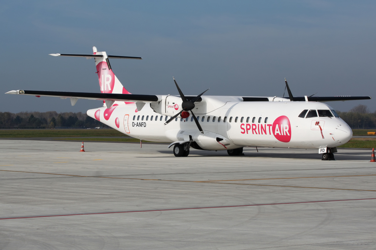 D-ANFD, SprintAir (Aircraft » EPWA Spotting » ATR 72 » SprintAir)