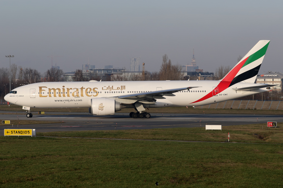 A6-EWC, Emirates