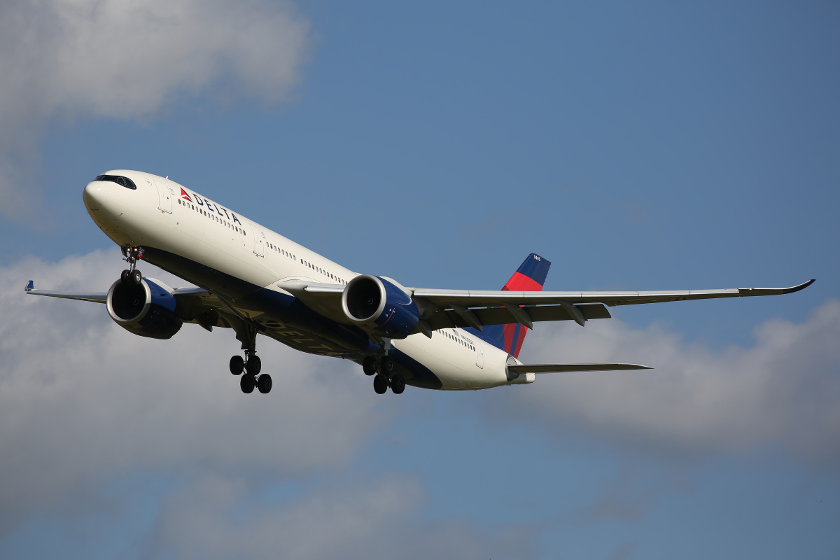 N405DX, Delta Airlines (Samoloty » Spotting na Schiphol » Airbus A330-900 (A330neo))