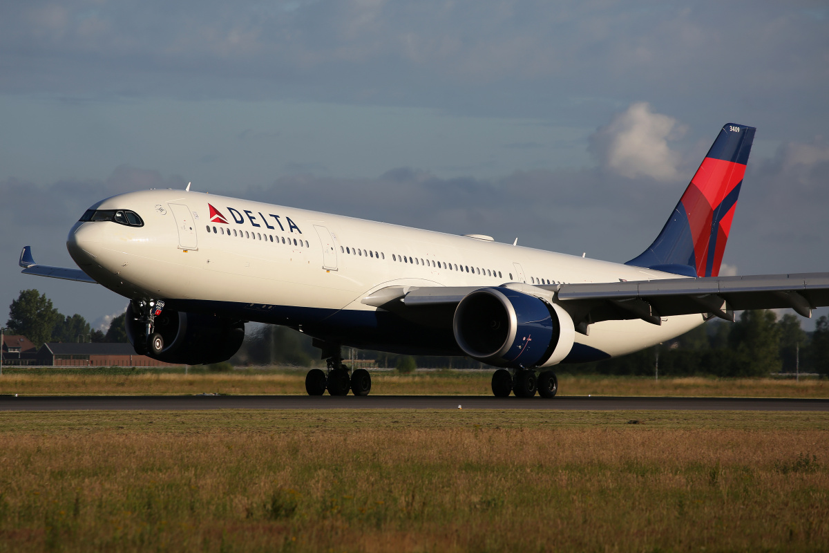 N409DX, Delta Airlines (Aircraft » Schiphol Spotting » Airbus A330-900 (A330neo))