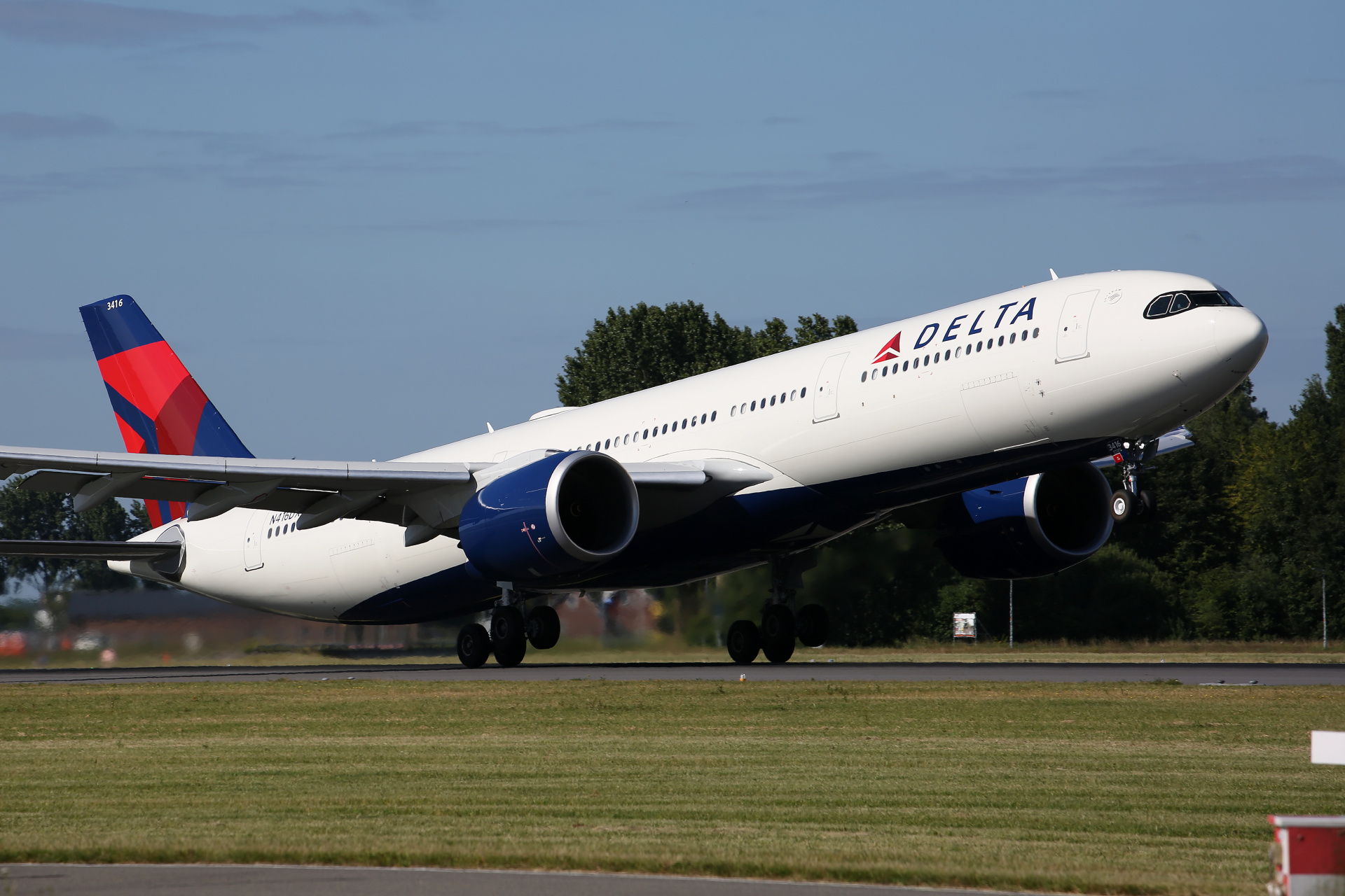 N416DX, Delta Airlines (Samoloty » Spotting na Schiphol » Airbus A330-900 (A330neo))
