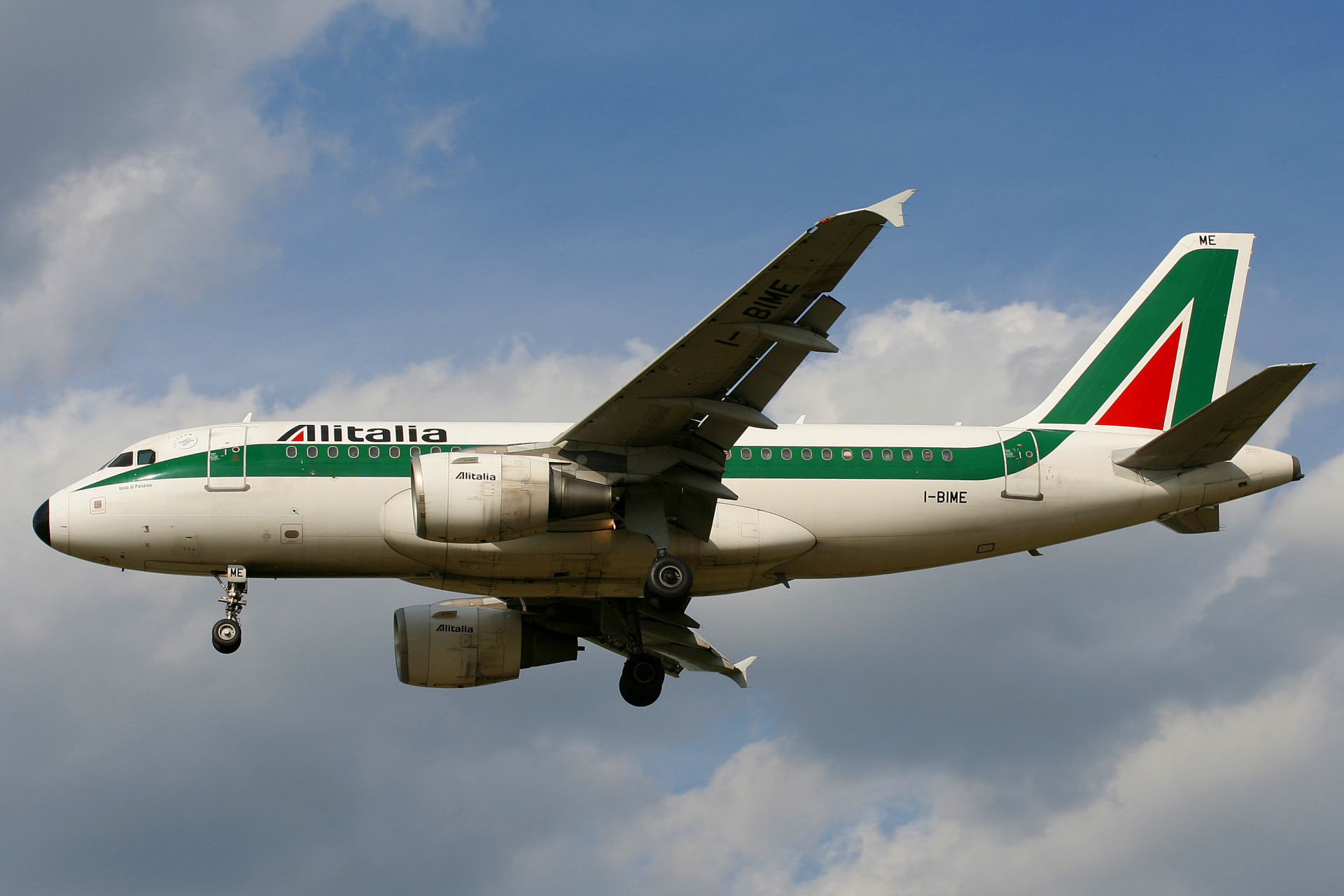 I-BIME (Samoloty » Spotting na EPWA » Airbus A319-100 » Alitalia)