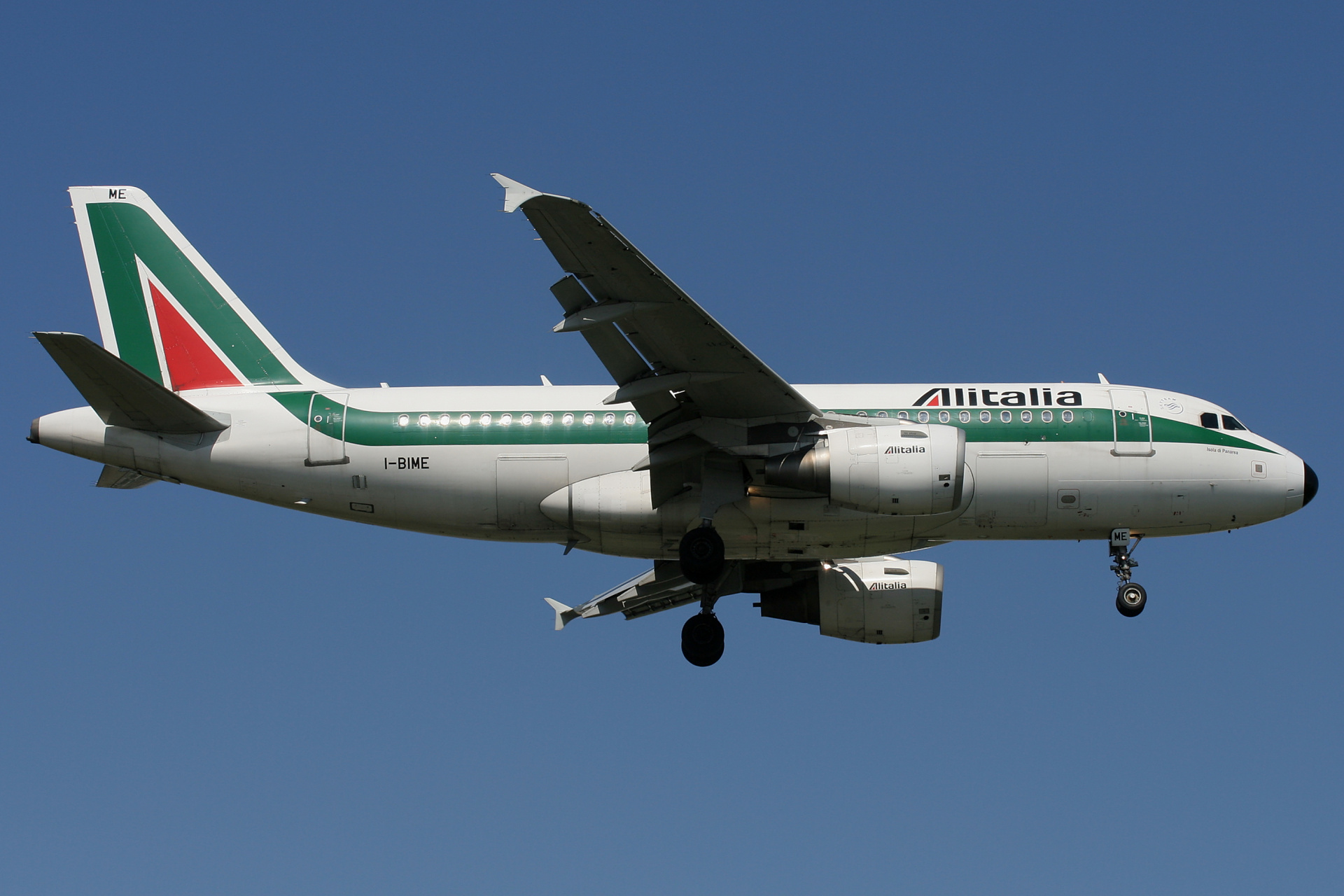 I-BIME (Samoloty » Spotting na EPWA » Airbus A319-100 » Alitalia)