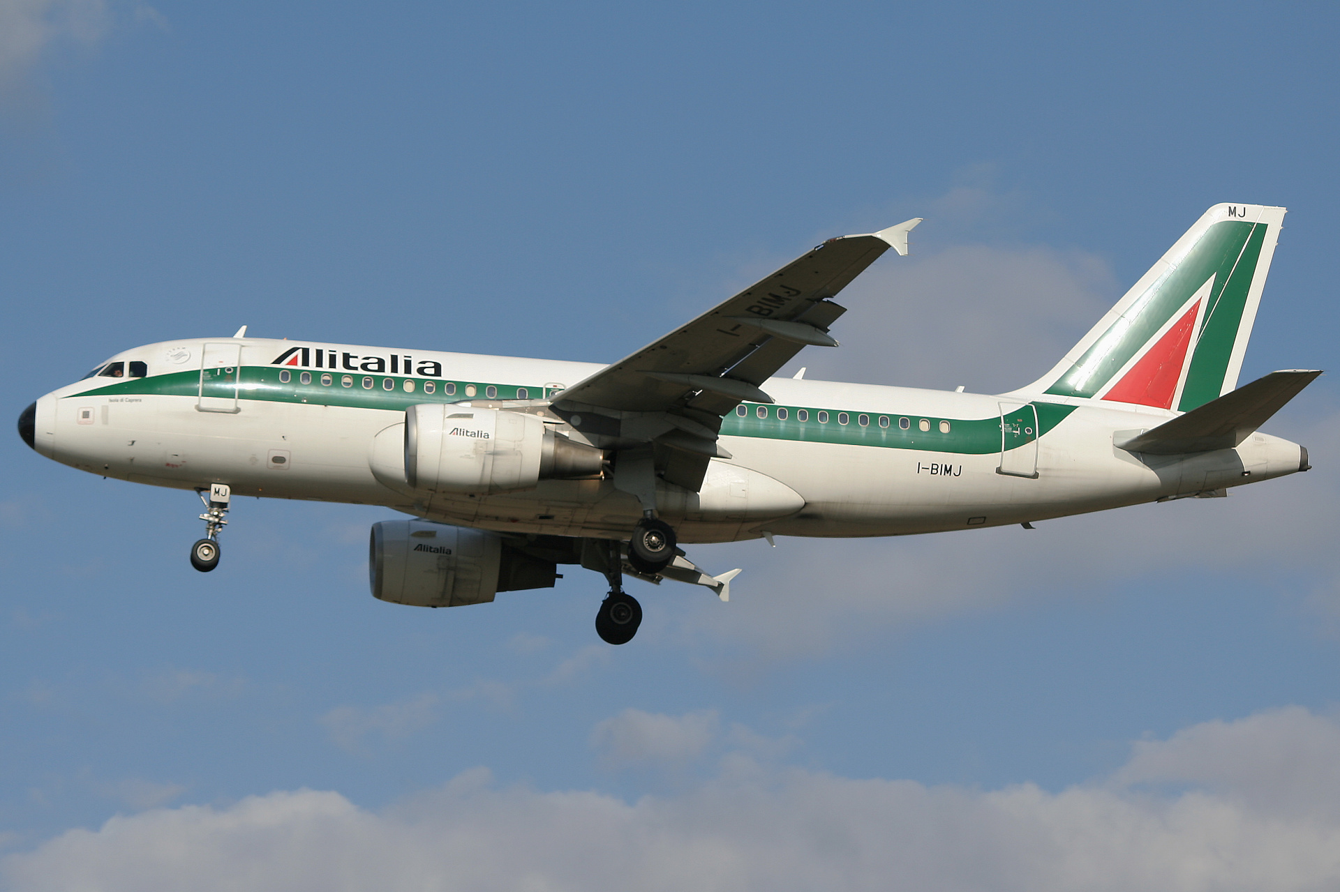 I-BIMJ (Aircraft » EPWA Spotting » Airbus A319-100 » Alitalia)