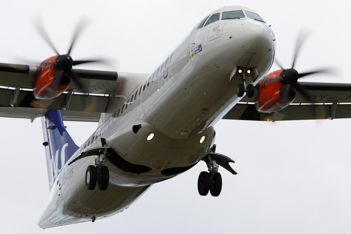 OY-JZF, SAS Scandinavian Airlines (Jettime) (Samoloty » Spotting w Kopenhadze Kastrup » ATR 72)