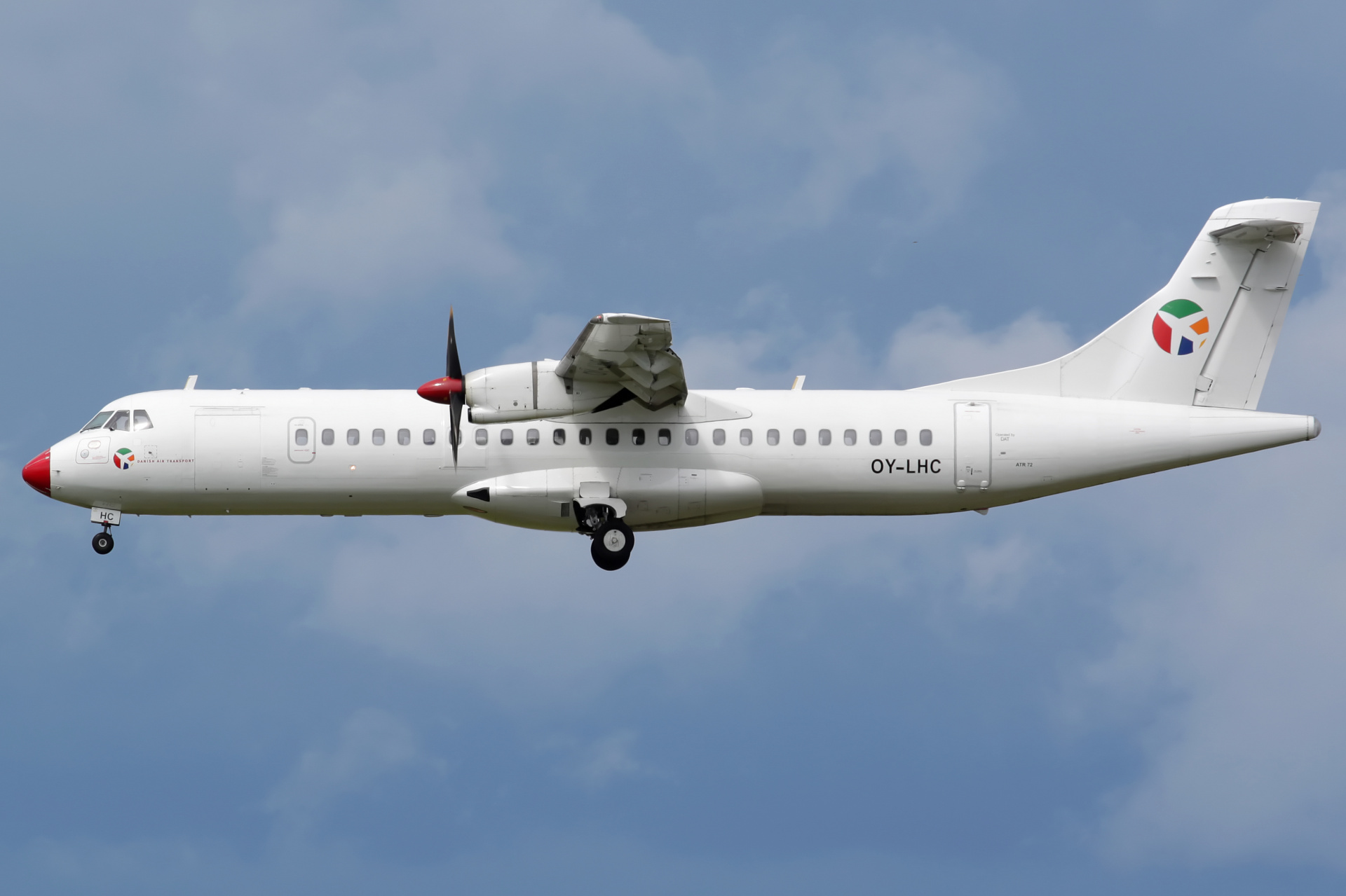 OY-LHC, Danish Air Transport (Samoloty » Spotting w Kopenhadze Kastrup » ATR 72)