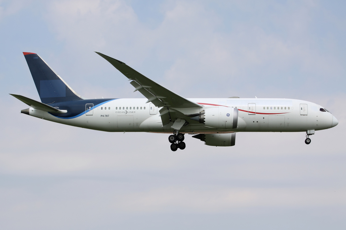 P4-787 (Samoloty » Spotting na EPWA » Boeing 787-8 Dreamliner » Comlux Aruba)