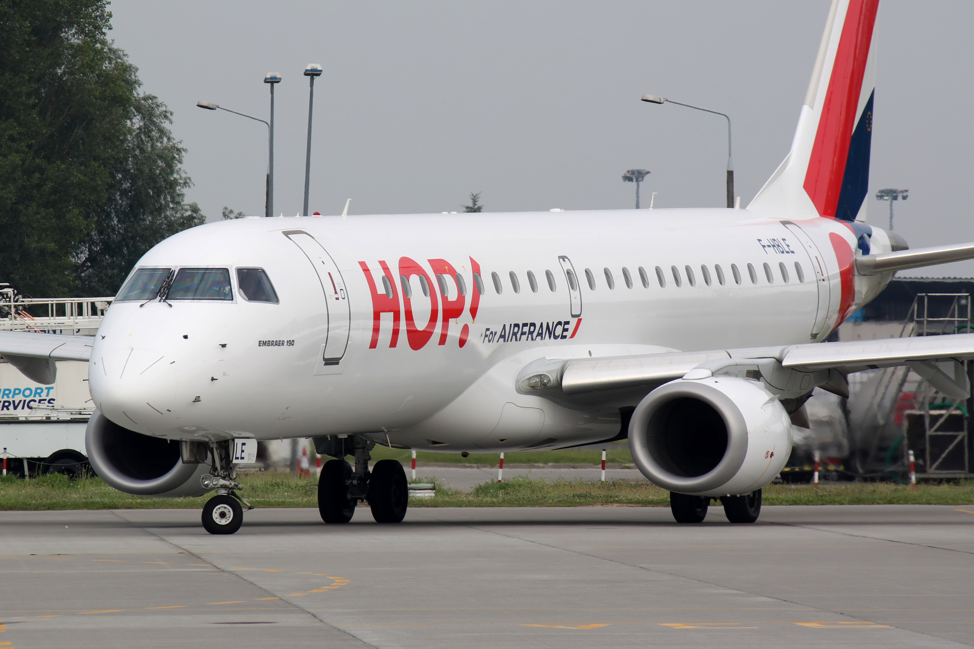 F-HBLE, HOP! (Aircraft » EPWA Spotting » Embraer E190 » Air France Hop)