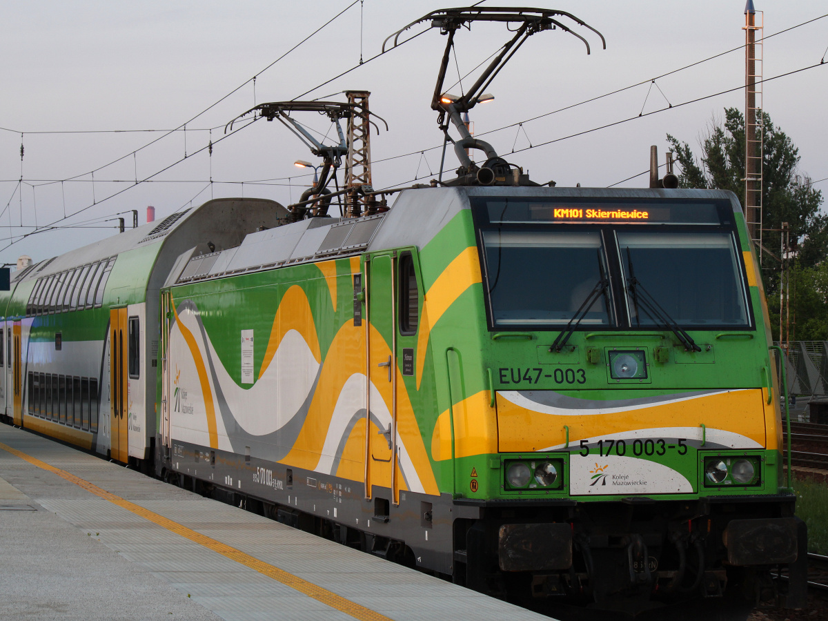 P160DC E583 EU47-003 "Hetman Stanisław Jan Jabłonowski" (Vehicles » Trains and Locomotives » Bombardier TRAXX)