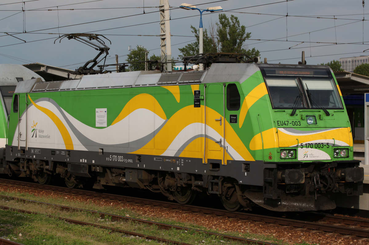 P160DC E583 EU47-003 "Hetman Stanisław Jan Jabłonowski" (Vehicles » Trains and Locomotives » Bombardier TRAXX)