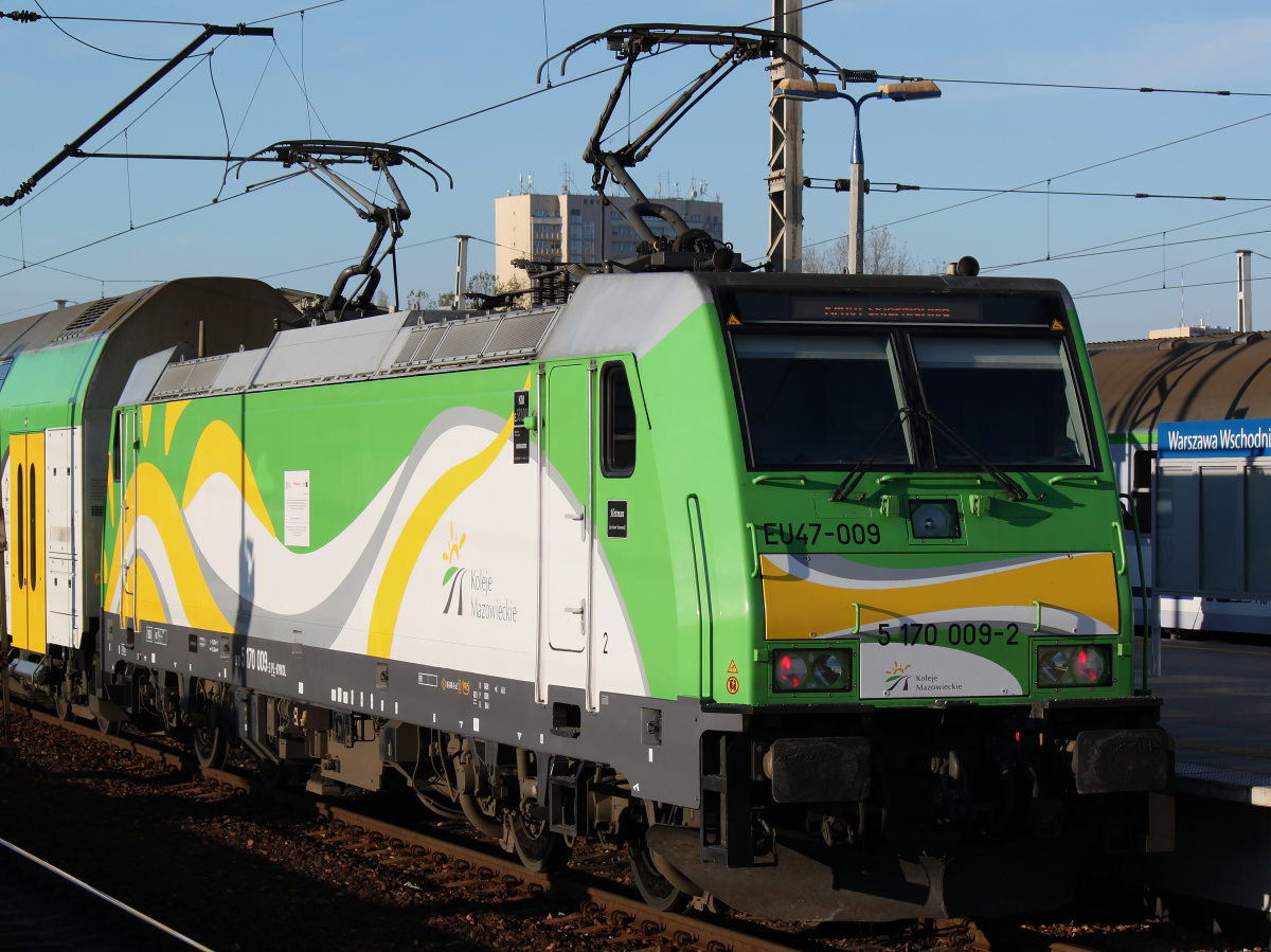 P160DC E583 EU47-009 "Hetman Jan Amor Tarnowski" (Vehicles » Trains and Locomotives » Bombardier TRAXX)