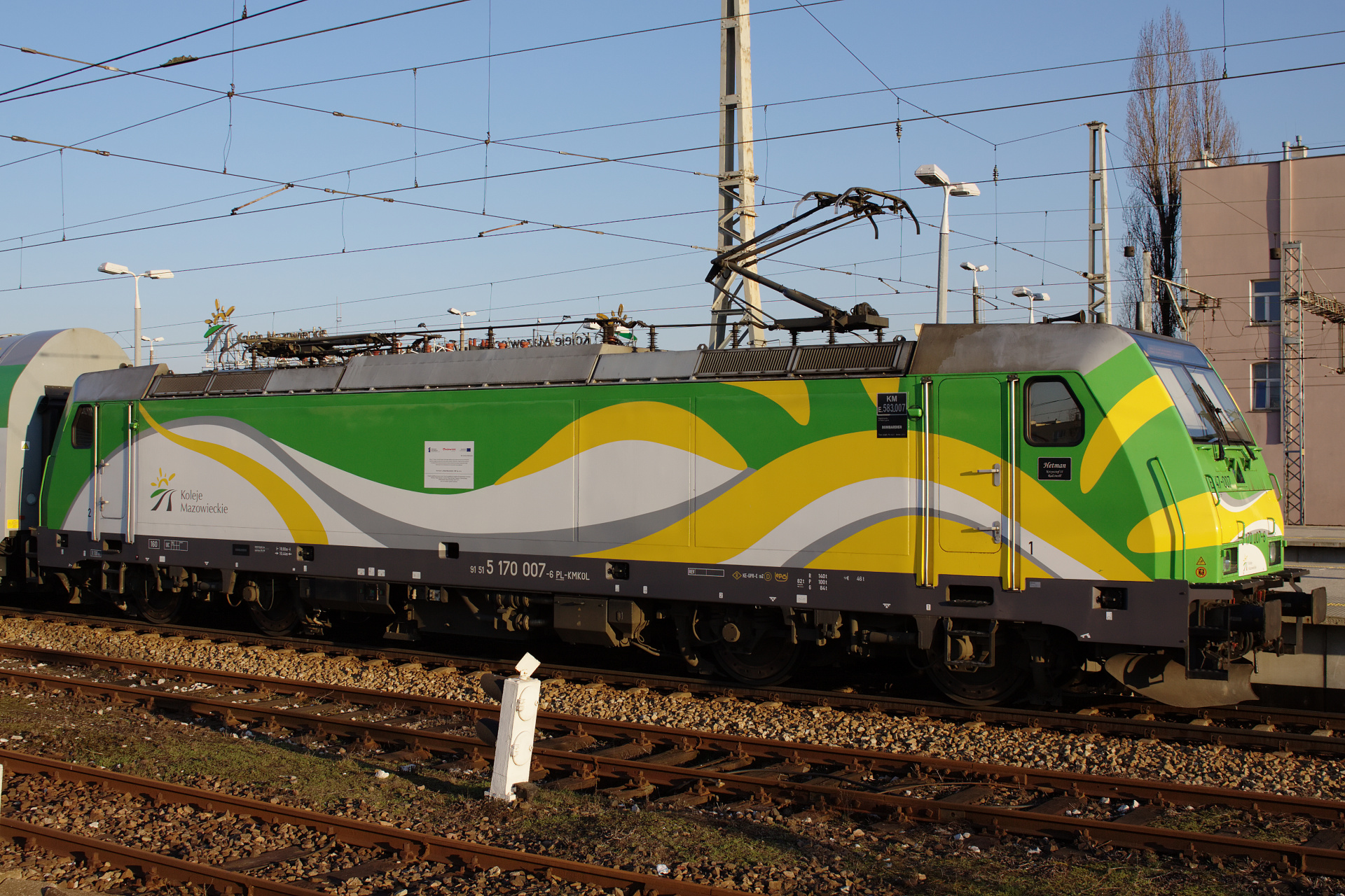 P160DC E583 EU47-007 (Hetman) (Vehicles » Trains and Locomotives » Bombardier TRAXX)