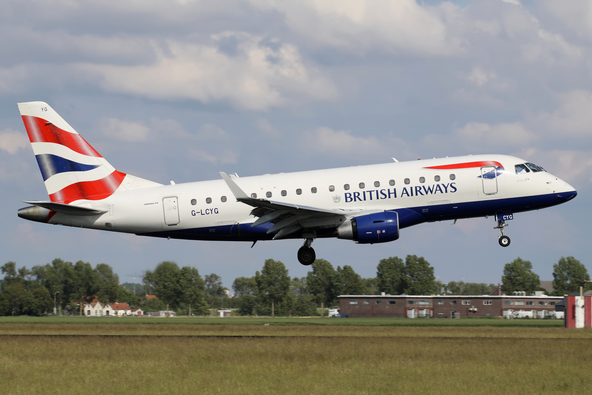 G-LCYG, British Airways (BA CityFlyer) (Samoloty » Spotting na Schiphol » Embraer E170)