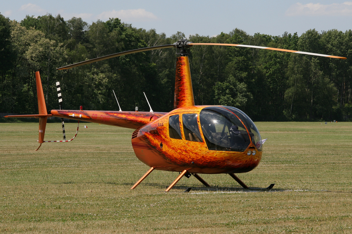 Robinson R44 Raven II, SP-GMR, prywatny (Samoloty » Góraszka)