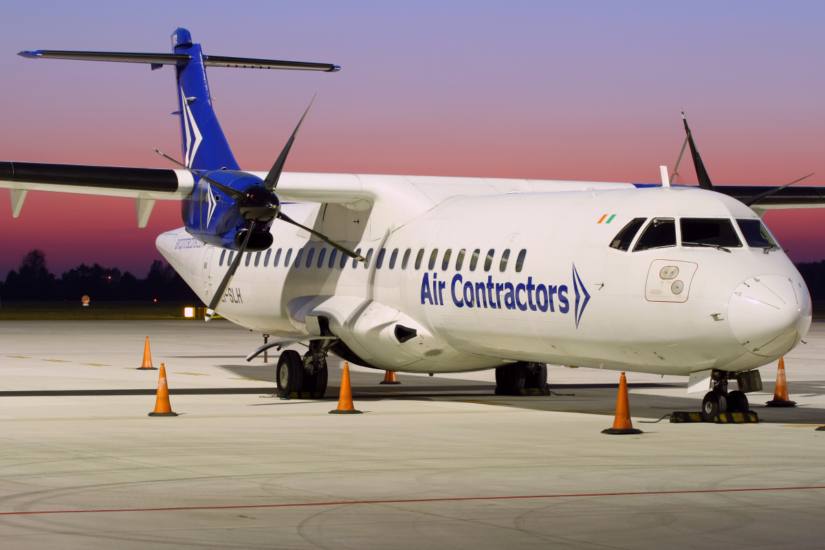 EI-SLH, Air Contractors (Samoloty » Spotting na EPWA » ATR 72)