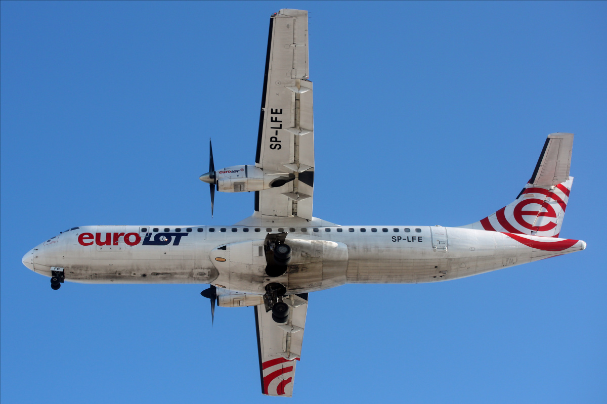 SP-LFE (Samoloty » Spotting na EPWA » ATR 72 » EuroLOT)