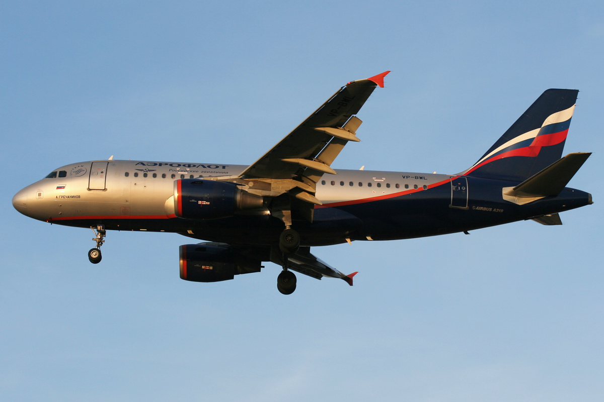 VP-BWL, Aeroflot Russian Airlines (Aircraft » EPWA Spotting » Airbus A319-100)