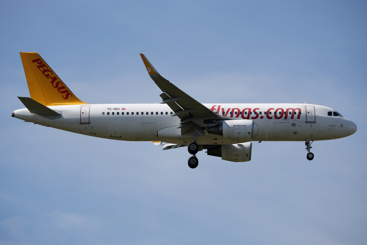 TC-DCI, Pegasus Airlines (Aircraft » EPWA Spotting » Airbus A320-200)