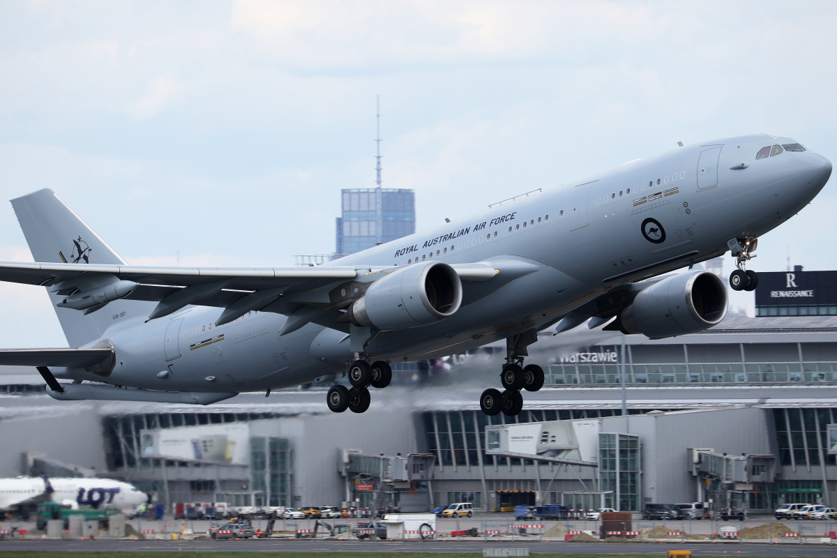 MRTT, A39-007, Królewskie Australijskie Siły Powietrzne (Samoloty » Spotting na EPWA » Airbus A330-200)