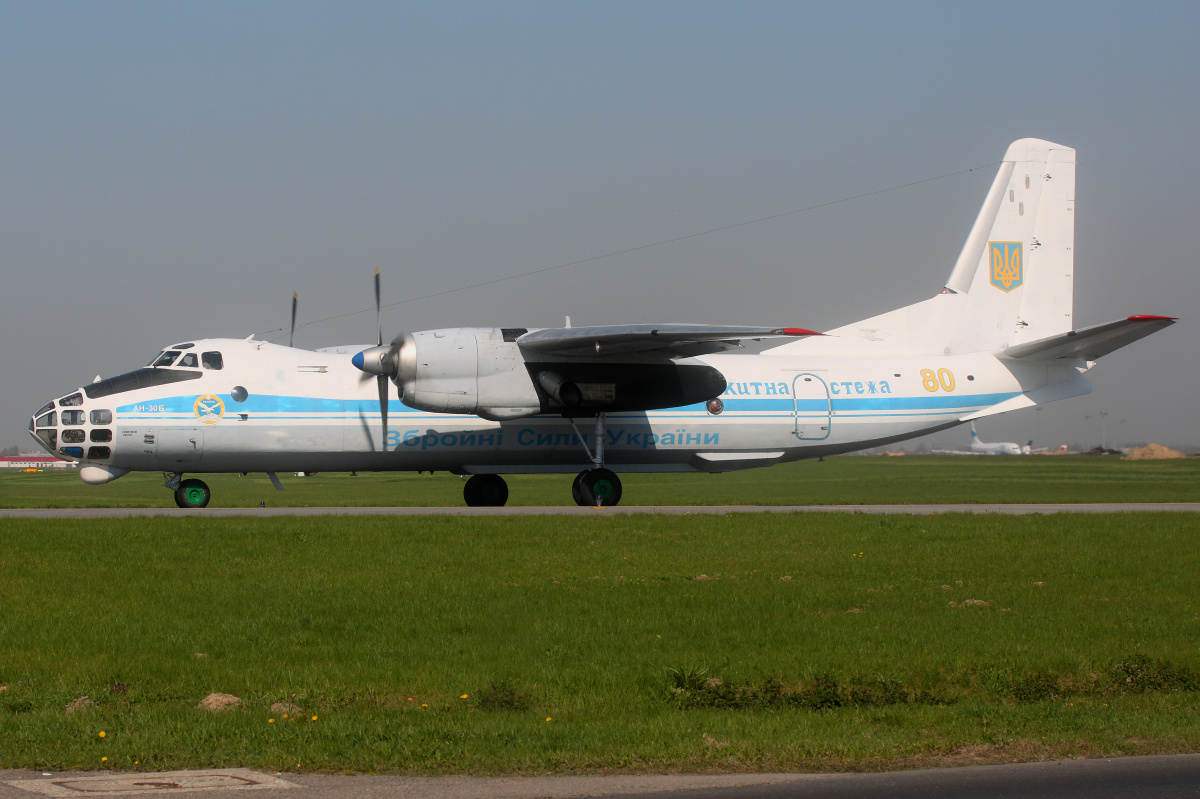 An-30B, 80, Ukraińskie Siły Powietrzne (Samoloty » Spotting na EPWA » Antonow An-30)