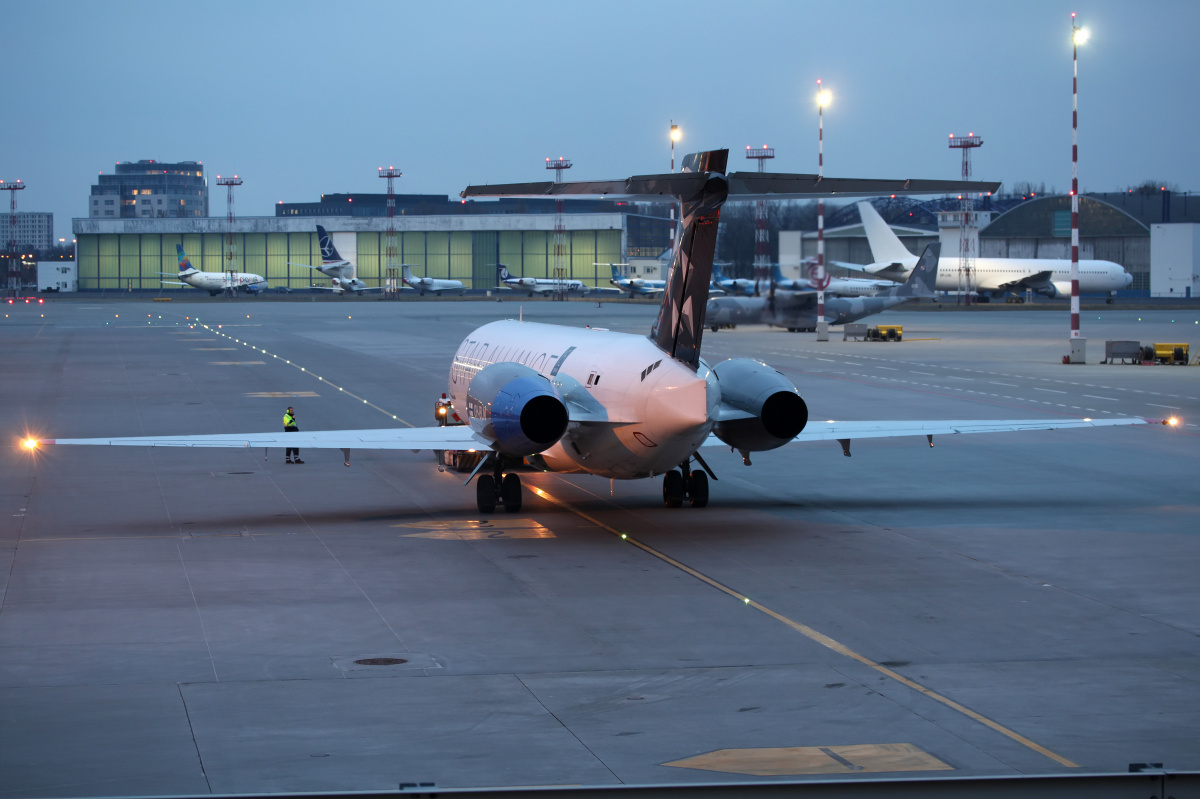 OH-BLN, Blue1 (Star Alliance livery) (Aircraft » EPWA Spotting » Boeing 717)