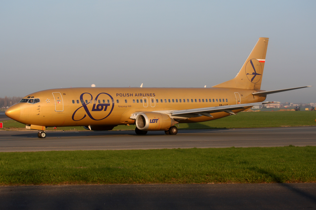 SP-LLC (80th Anniversary livery) (Aircraft » EPWA Spotting » Boeing 737-400 » LOT Polish Airlines)