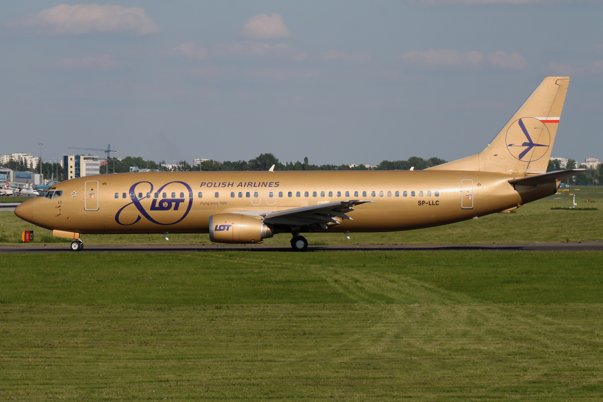 SP-LLC (80th Anniversary livery) (Aircraft » EPWA Spotting » Boeing 737-400 » LOT Polish Airlines)