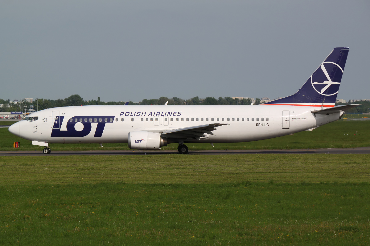 SP-LLG (Aircraft » EPWA Spotting » Boeing 737-400 » LOT Polish Airlines)